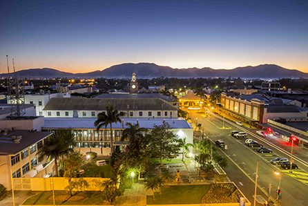 Top View of a City at Night — Pet Cremations in Rockhampton, QLD